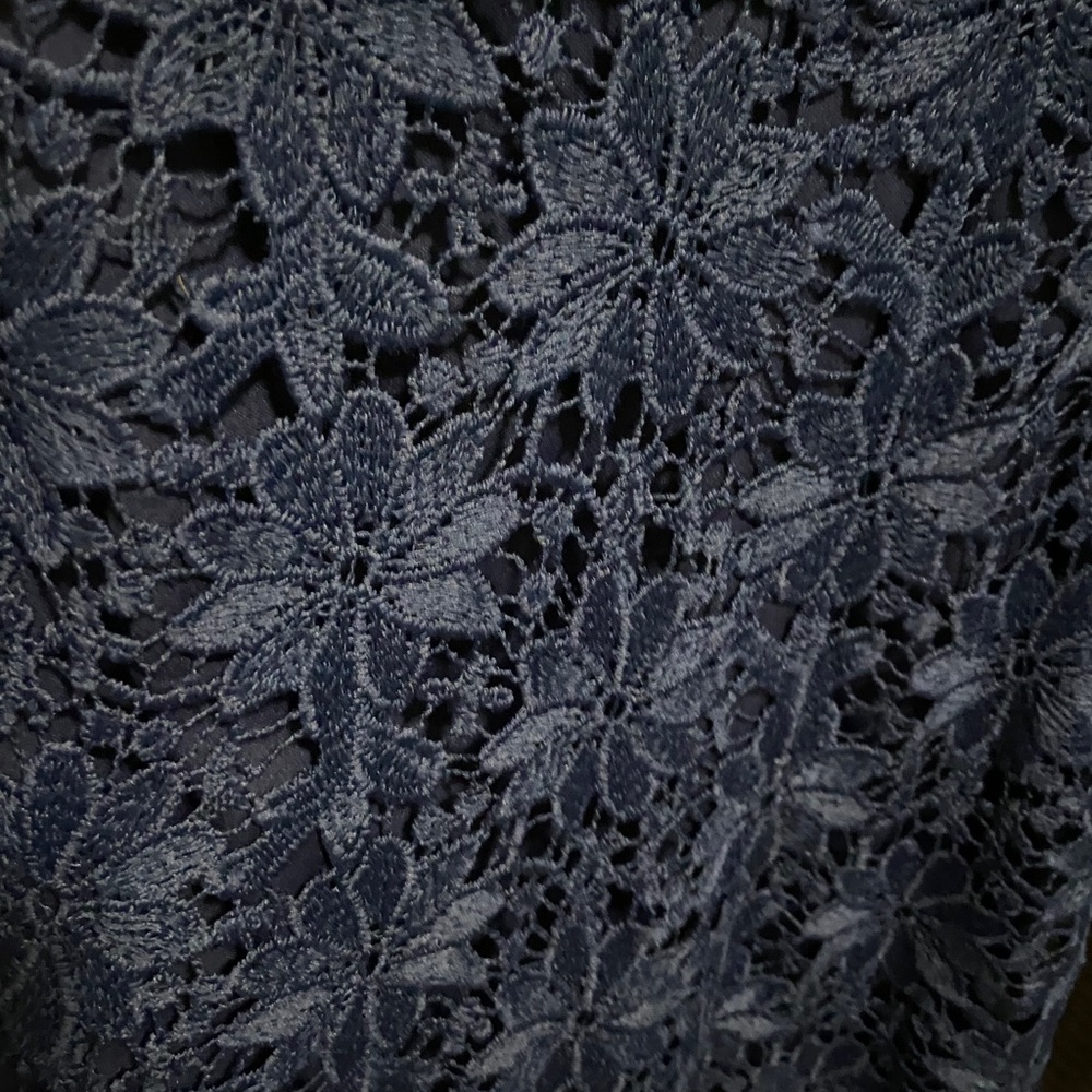 Navy Blue Spring Dress - Picture 3 of 3
